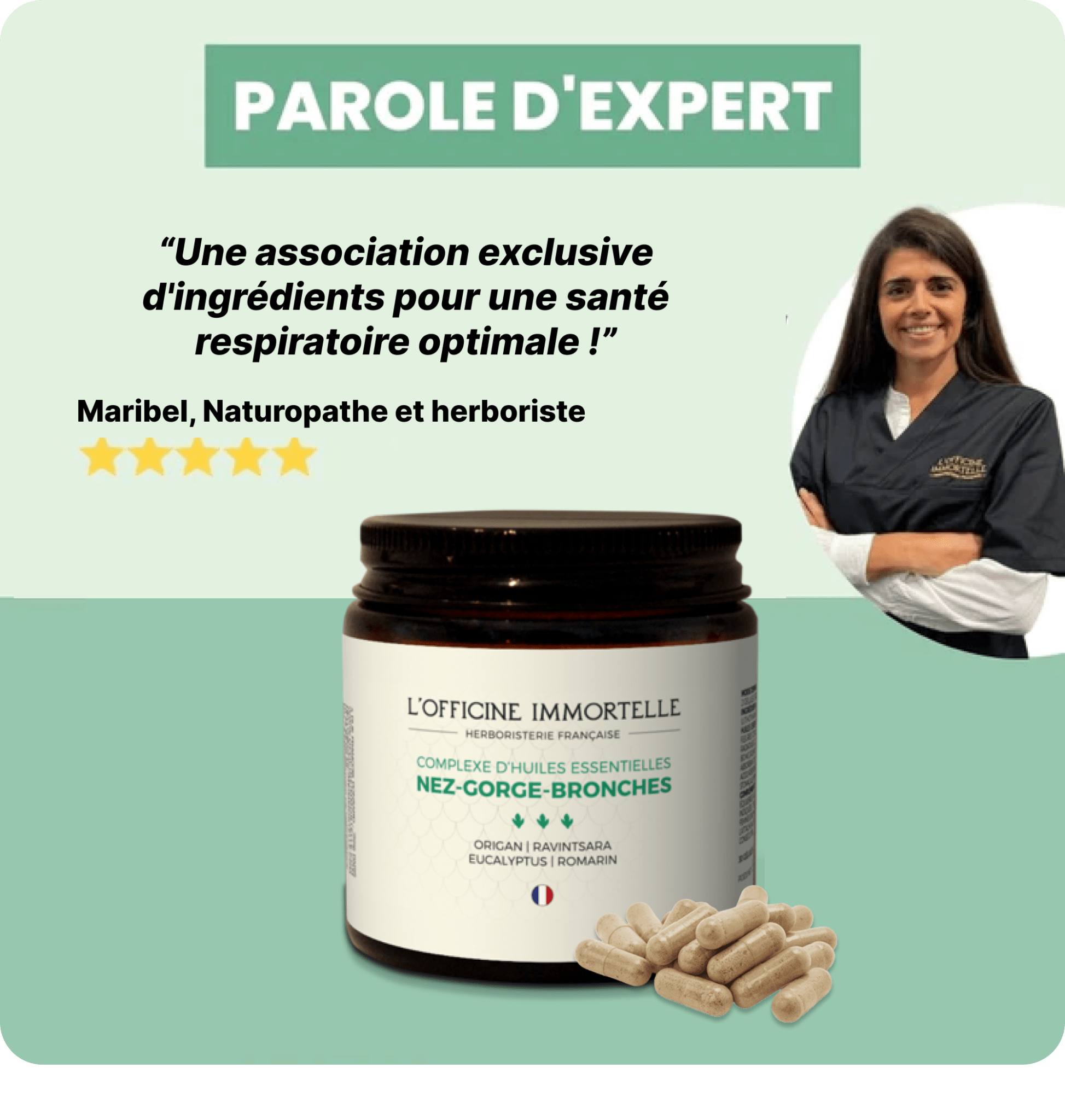 Capsules Nez - Gorge - Officine Immortelle