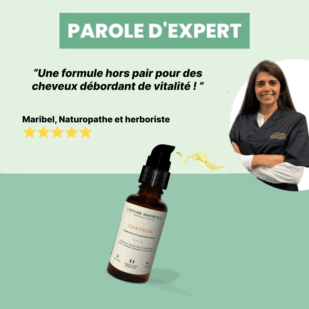 Huile de soin Cheveux - Officine Immortelle