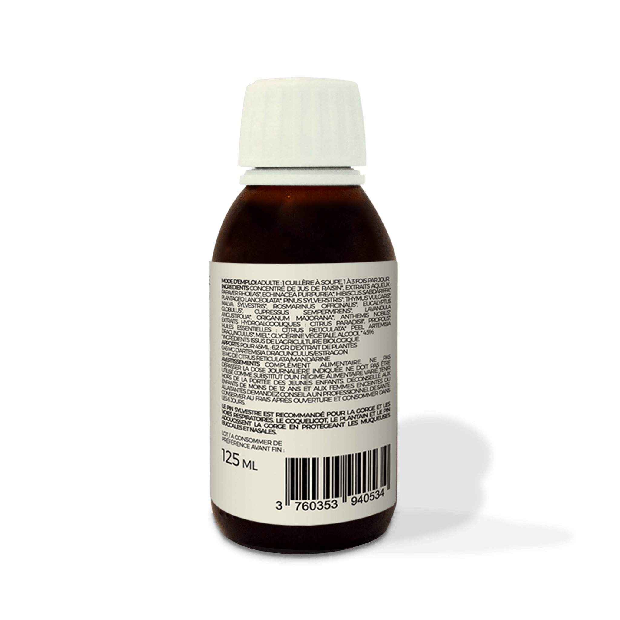 Sirop Gorge et Bronches - Officine Immortelle