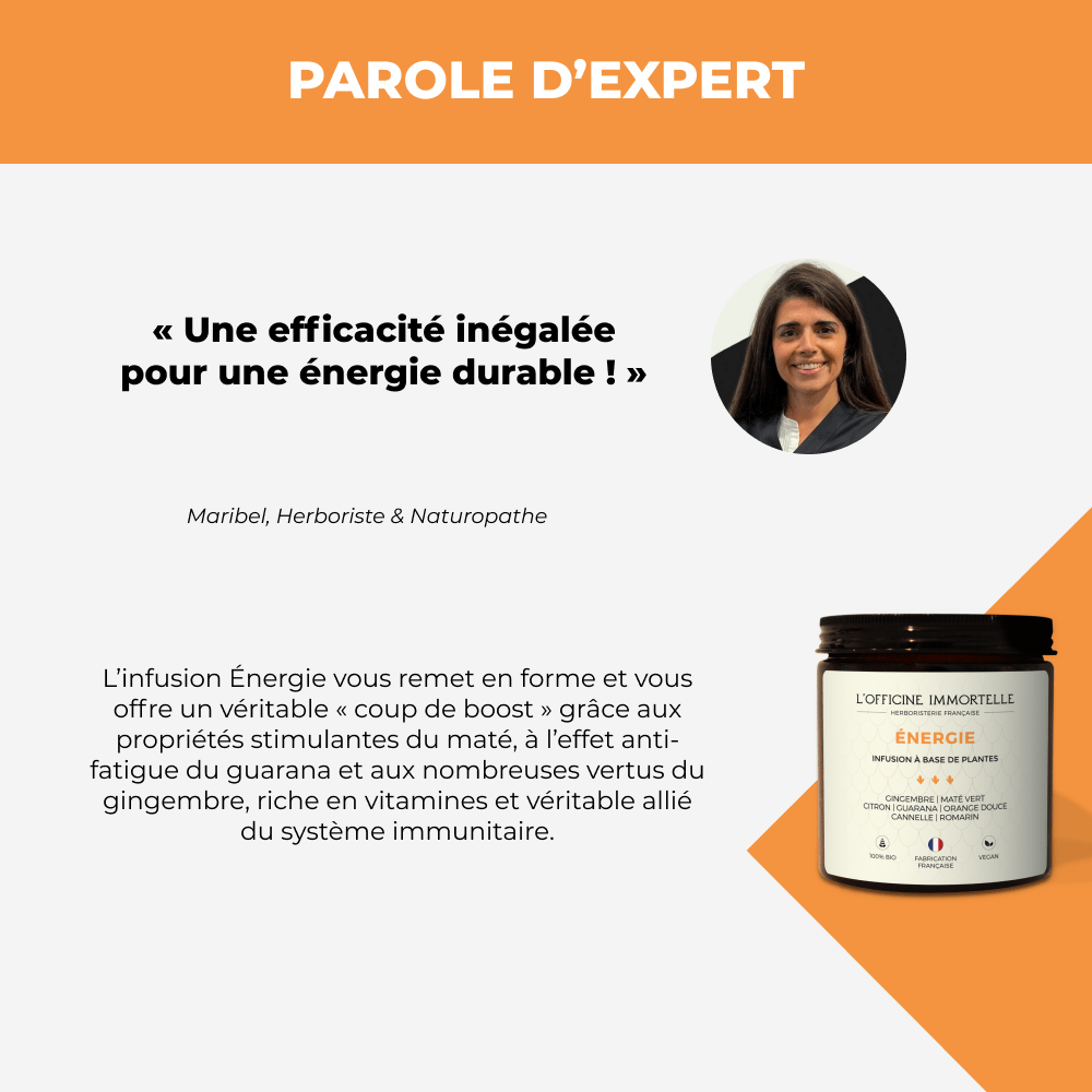 Tisane - Energie - Officine Immortelle