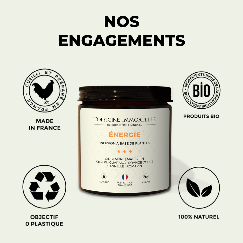 Tisane - Energie - Officine Immortelle